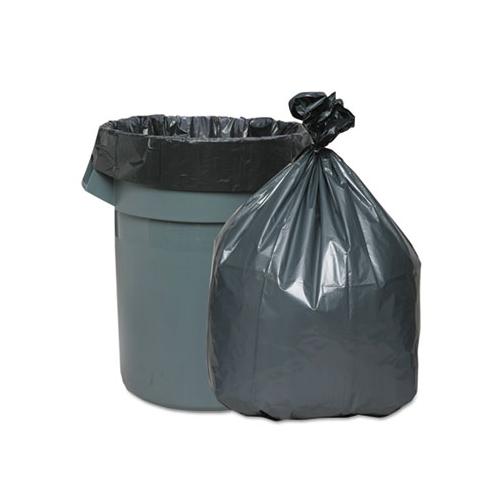 Can Liners, 60 Gal, 1.55 Mil, 39" X 56", Gray, 25-carton