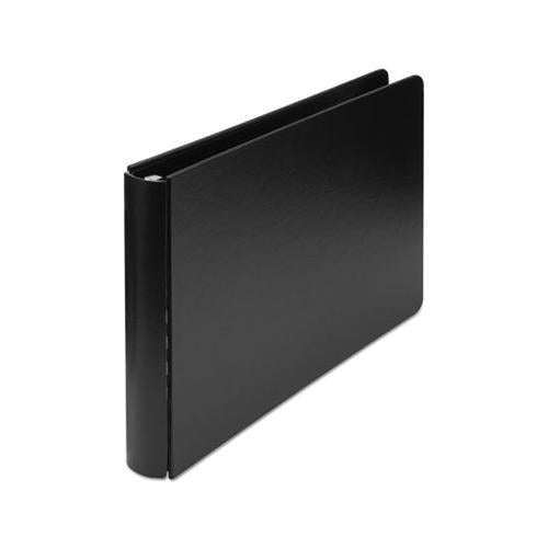 Casebound Round Ring Binder, 3 Rings, 2" Capacity, 11 X 17, Black