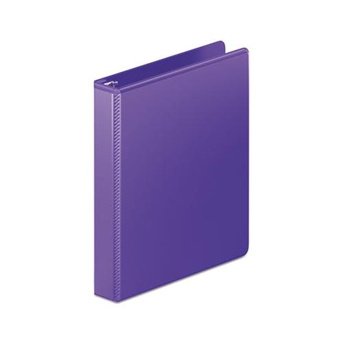 Heavy-duty D-ring View Binder With Extra-durable Hinge, 3 Rings, 1" Capacity, 11 X 8.5, Purple