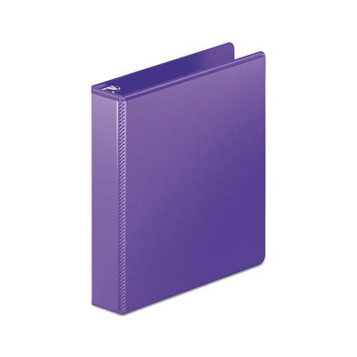 Heavy-duty D-ring View Binder With Extra-durable Hinge, 3 Rings, 1.5" Capacity, 11 X 8.5, Purple