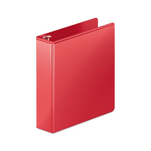 Heavy-duty D-ring View Binder With Extra-durable Hinge, 3 Rings, 2" Capacity, 11 X 8.5, Red