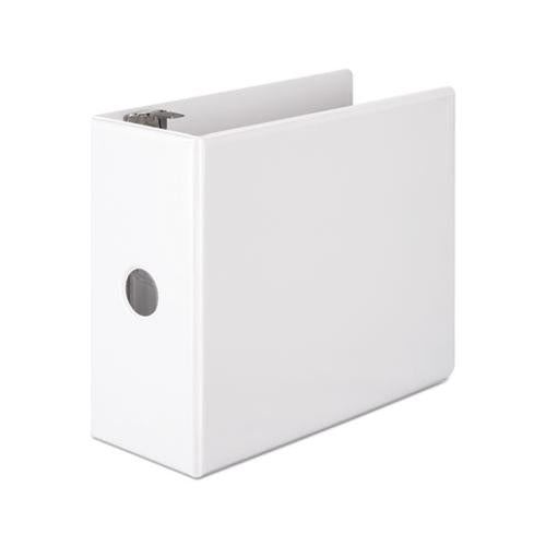Basic D-ring View Binder, 3 Rings, 5" Capacity, 11 X 8.5, White