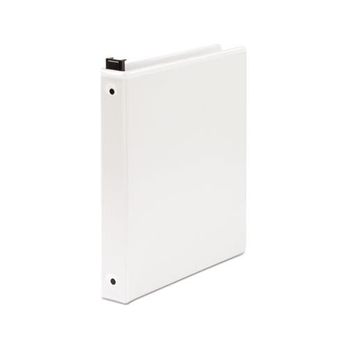 Hanging Dubllock Round Ring Binder, 3 Rings, 1" Capacity, 11 X 8.5, White