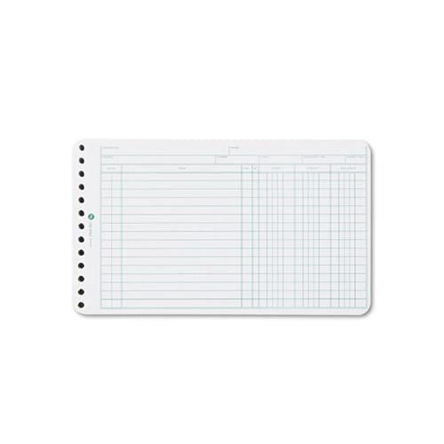 Extra Sheets For Six-ring Ledger Binder, 100-pack