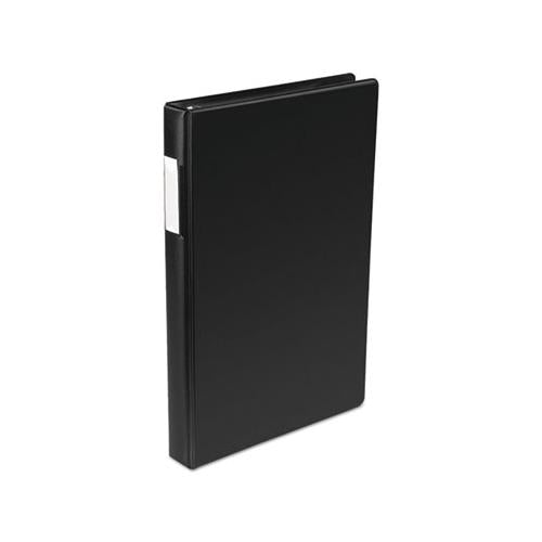 Legal Size Vinyl Round Ring Binder, 4 Rings, 1" Capacity, 14 X 8.5, Black
