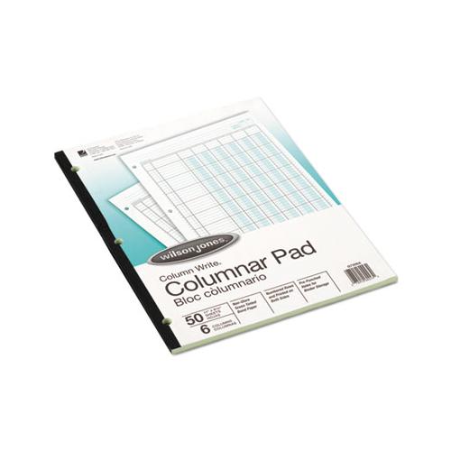 Accounting Pad, Six-unit Columns, 8-1-2 X 11, 50-sheet Pad