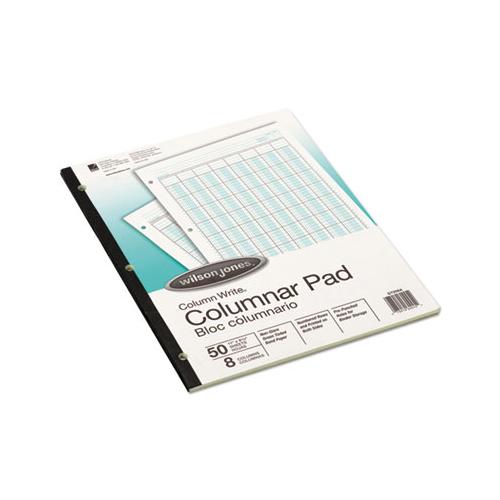 Accounting Pad, Eight Six-unit Columns, 8-1-2 X 11, 50-sheet Pad