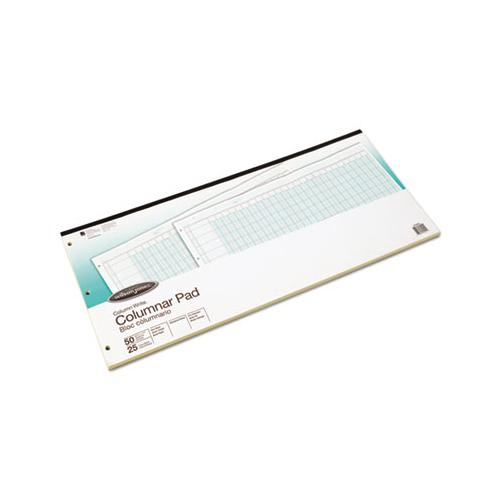 Accounting Pad, 25 Six-unit Columns, 11 X 24 1-4, 50-sheet Pad