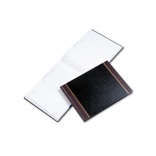 Detailed Visitor Register Book, Black Cover, 208 Ruled Pages, 9.5 X 12.25