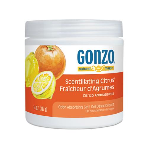 Odor Absorbing Gel, Scentillating Citrus, 14 Oz Jar, 12-carton