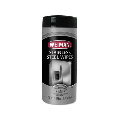 Stainless Steel Wipes, 7 X 8, 30-canister