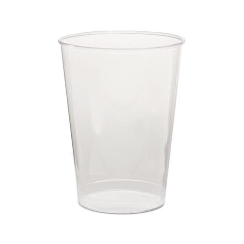 Comet Plastic Tumbler, 7 Oz., Clear, Tall, 25-pack