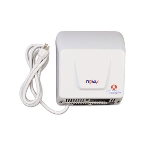 Nova Hand Dryer, 110-120v, Aluminum, White