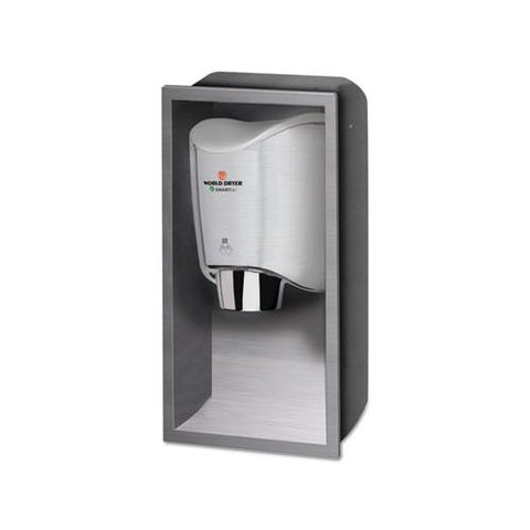 Smartdri Hand Dryer Recess Kit, 15l X 4w X 25h, Stainless Steel