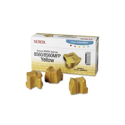 108r00725 Solid Ink Stick, 3400 Page-yield, Yellow, 3-box