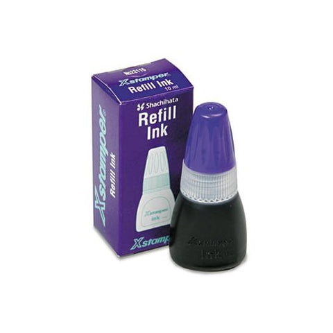 Refill Ink For Xstamper Stamps, 10ml-bottle, Purple