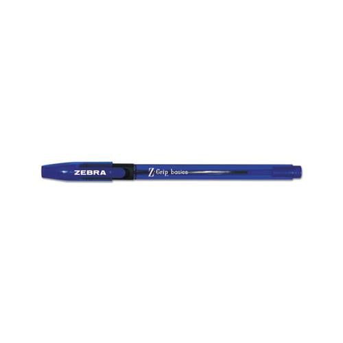 Z-grip Basics Lv Stick Ballpoint Pen, Medium 1mm, Blue Ink-barrel, 30-pack