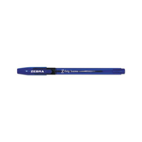 Z-grip Basics Lv Stick Ballpoint Pen, Medium 1mm, Blue Ink-barrel, 30-pack