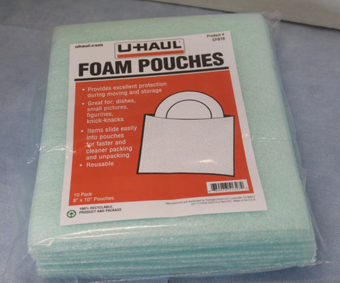 8X10 Cushion Foam Pouches