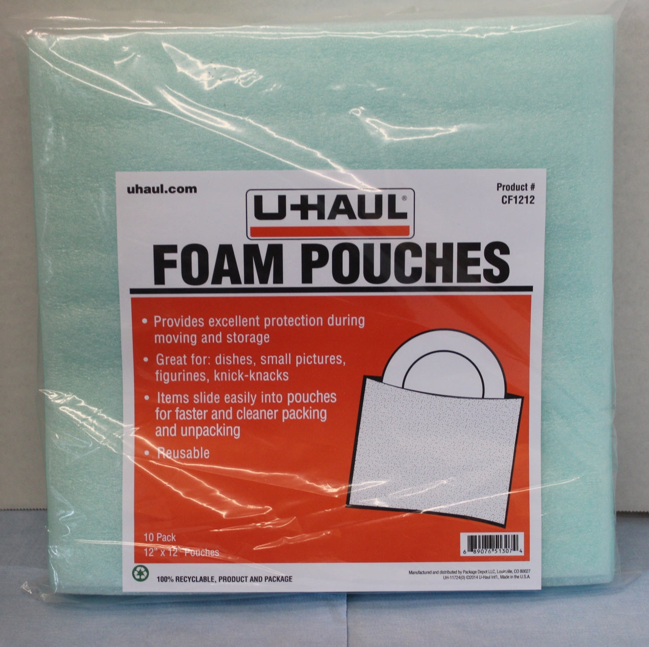 12X12 Cushion Foam Pouches